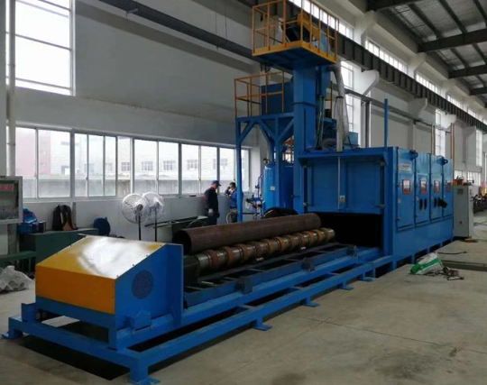 天门喷砂机在管道除锈中的现场施工应用